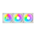 Pikkukuva 1 / 4: Darkflash Gauss G24 3-in-1 -tietokonetuulettimet (valkoinen)