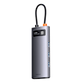 Miniatyrbild 11 av 11: Hub 4in1 Baseus Metal Gleam Series, USB-C till 4x USB 3.0