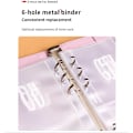 Miniatyrbild 3 av 5: Pengar Spara Utmaningar Binder Rosa