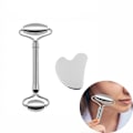 Miniatyrbillede 1 af 3: Gua Sha Sæt Ansigtsskønhedsværktøjer Ansigtsrulle Hudmassager