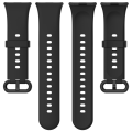 Miniatyrbild 2 av 5: Silikonarmband för Redmi Watch 4, Xiaomi Band 8 Pro Svart