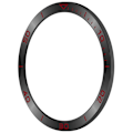 Miniatyrbillede 1 af 5: Premium Garmin Tactix 8 AMOLED Bezel - Sort & Rød Accent