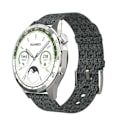 Miniatyrbild 2 av 3: Huawei GT5/GT4 Denim Canvas Woven Nylon Klockarmband Grå 20 mm