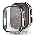 Miniatyrbillede 1 af 5: Apple Watch Vandtæt integreret etui til Apple Watch 7/8/9/SE2, 41 mm Sort