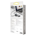 Miniatyrbild 10 av 11: Hub 9in1 Baseus Metal Gleam Series, USB-C till 3x USB 3.0 + HDMI + USB-C PD + Ethernet RJ45 + microSD/SD + VGA