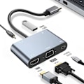 Pikkukuva 2 / 4: 5-in-1 USB-C Hubi: HDMI, PD, VGA, USB 3.0 ja Audio