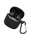 Miniatyrbillede 3 af 3: Beskyttende etui til JBL TOURPRO+ øretelefoner med karabinhage Sort