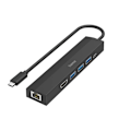 Miniatyrbild 2 av 8: HAMA USB-C Multiport Adapter 6 portar