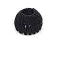 Miniatyrbillede 1 af 5: Kvinder Fuglerede Hair Bun Klo Clips Sort