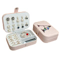 Miniatyrbillede 1 af 2: Rejse smykkeskrin case organizer dobbelt lag