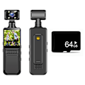 Miniatyrbillede 1 af 11: High-Definition Clip-On Body Camera M12 Direkte Optagelse