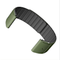Miniatyrbillede 3 af 9: Garmin Fenix-rem, magnetisk silikone Garmin-urrem kompatibel med Fenix 8/7/6/5 Sort 22 mm