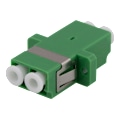 Miniatyrbild 1 av 4: Fiber coupler snap-in, 2xLC-LC, Singlemode, duplex, green