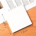 Miniatyrbild 3 av 6: Transparenta Självhäftande Notislappar, 10-pack (500 blad) M