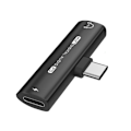 Miniatyrbild 1 av 6: USB-C till 3,5 mm Adapter för Hörlurar Svart