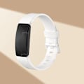 Pikkukuva 3 / 5: Premium-silikoninen vaihtoranneke Fitbit Inspire -sarjaan Valkoinen