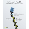 Miniatyrbild 7 av 11: Ultraflexibel patchkabel CAT 6A, slim, U/UTP, svart