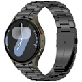 Miniatyrbild 1 av 11: Snyggt armband i rostfritt stål för Samsung Galaxy Watch 7/FE Svart