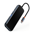 Miniatyrbillede 7 af 11: Adapter 4w1 Baseus Hub USB-C med 4xUSB 3.0 (mørkegrå)