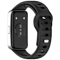Miniatyrbillede 7 af 7: Silikonerem til Huawei Band 10/9/8 - Prikket tekstur Sort