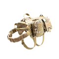 Miniatyrbillede 1 af 3: Taktisk Hundesele - Molle Vest Camouflage M