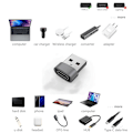 Pikkukuva 5 / 5: USB-C–USB 2.0 -sovitin Tummanharmaa