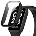 Miniatyrbild 3 av 4: Klockfodral för Mi Band 8 Active / Redmi Band 2 Svart
