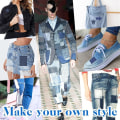 Miniatyrbillede 3 af 4: Denim reparationslapper - 5 stk.