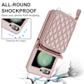 Miniatyrbillede 5 af 9: Chic kortholder foldbart etui til Moto Razr 40 - Rosaguld
