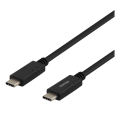 Miniatyrbild 2 av 2: USB-C to USB-C cable, 1m, USB-IF certified, 5Gbit/s, black