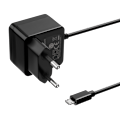 Miniatyrbild 5 av 5: USB wall charger, fixed Micro USB cable, 1 m, black