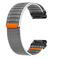 Miniatyrbillede 1 af 4: Nylon urrem til Garmin Fenix 8/567X/pro/Epix 935/965 Grå 22 mm