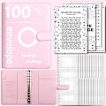 Miniatyrbild 1 av 5: Pengar Spara Utmaningar Binder Rosa