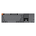 Miniatyrbild 2 av 3: Keychron K5 Max QMK/VIA lågprofil trådlöst mekaniskt tangentbord Vit bakgrundsbelysning Brun Switch