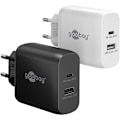 Miniatyrbild 1 av 5: USB-C™ PD GaN dubbel snabbladdare (45 W) vit