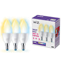 Miniatyrbild 1 av 8: WiFi Smart LED E14 Kron 40W Varm-kallvit 470 lm 3 pack