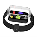 Miniatyrbillede 3 af 3: Redmi Band 3/9 Active Nylon urrem med magnetisk spænde Sort