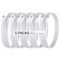 Miniatyrbild 7 av 8: 5-pack CTO C datakablar, 1M PD 60W snabbladdningskablar 5-pack S