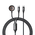 Miniatyrbild 2 av 4: Mcdodo CA-2200 2-i-1 USB-C-kabel + Apple Watch-laddare, 60W, 1,2m