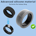 Miniatyrbild 2 av 5: Skyddsfodral för Samsung Galaxy Ring Vit M