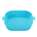 Miniatyrbillede 1 af 5: Silikoneskål til Air Fryer 16,5x19,5 cm Blå