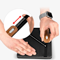 Miniatyrbillede 4 af 5: Apple Pencil-etui, PU-læder penneholder etui til iPad Pencil Brun