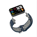 Pikkukuva 3 / 3: Silikonirannekello Xiaomi Mi Band 9/8 Prolle (18mm) Sininen + harmaa
