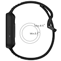 Miniatyrbillede 2 af 4: Urrem til Huawei Band 7/8/9 Sort