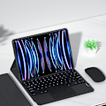 Miniatyrbild 2 av 4: Skyddsfodral med Bluetooth-Tangentbord för iPad iPad Pro 12,9 tum Svart
