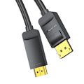 Miniatyrbillede 4 af 7: DisplayPort 1.2 til HDMI 1.4 kabelventilation HAGBI 3m, 4K 30Hz (sort)