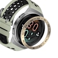 Miniatyrbild 3 av 3: Retro Guldram - Svart Text för Huawei Watch GT2E