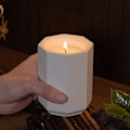 Miniatyrbild 3 av 4: Luxury Lavendel doftljus - Dekorativ gipskopp för hemdoft