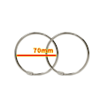 Miniatyrbild 1 av 2: metalldelad ring S