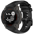 Pikkukuva 3 / 5: Garmin Instinct E 45mm Vaihto Musta Silikoniranneke